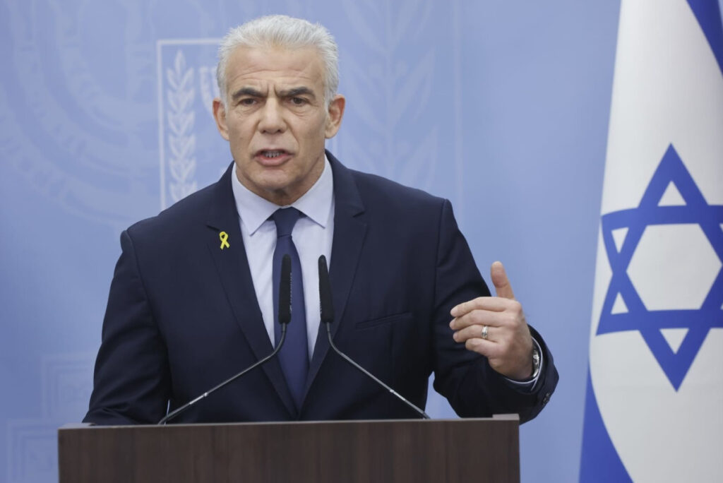 מלחמה בצפון: יאיר לפיד – להגיע להסדר ולא לשרוף את המדינה