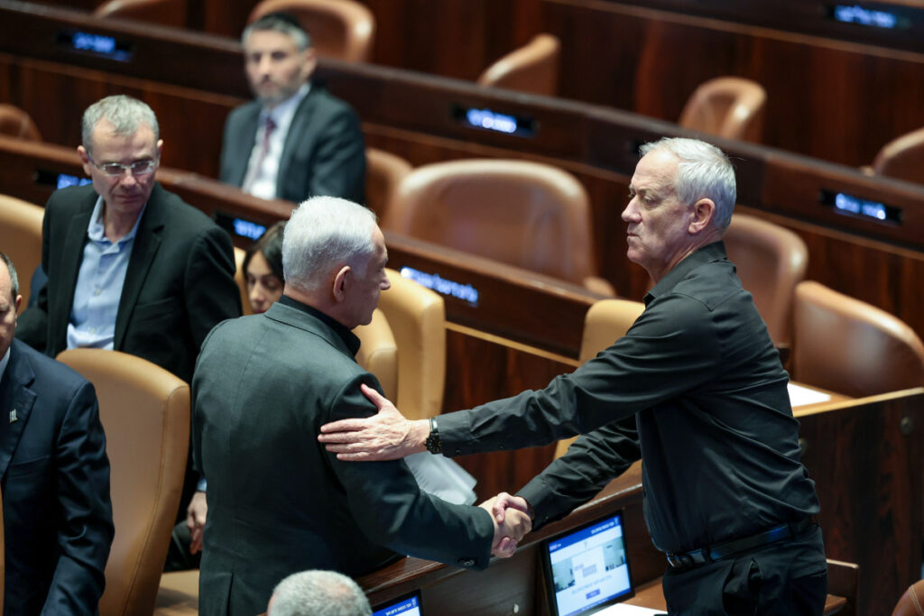 בנימין נתניהו על בני גנץ: "בעיצומה של מלחמה – רוצה לפרוש מהממשלה"