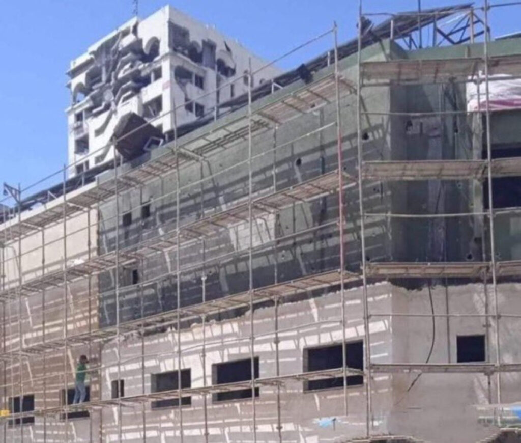 עזה: שיפוצים החלו בבית החולים שיפא