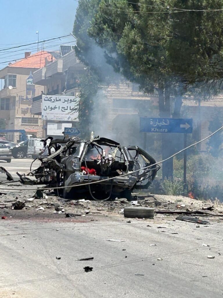 דיווח: חיסול נוסף בצפון לבנון – שניים נהרגו בתקיפת רכב
