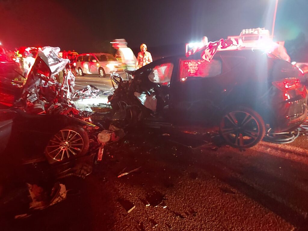 תאונה קטלנית בערבה: 4 בני אדם נהרגו, שניים נפצעו קשה ובינוני