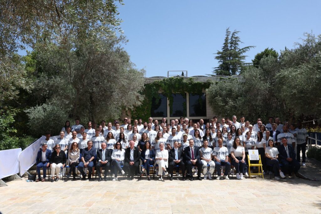 המשלחת האולימפית והפראלימפית לפריז התקבלה בבית הנשיא: "תביאו את הרוח הספורטיבית הישראלית"