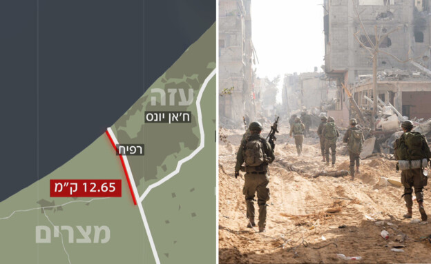 דיווחים: צה"ל הגיע עד לים ברפיח, השתלט לחלוטין על פילדלפי