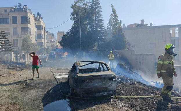 שרפה גדולה בירושלים: רכבים ומבנים בשועפאט נשרפו כליל