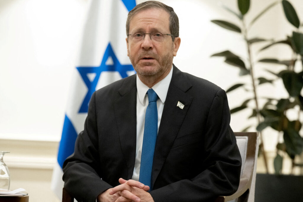 חקירה בצרפת בעקבות איומים על הנשיא יצחק הרצוג