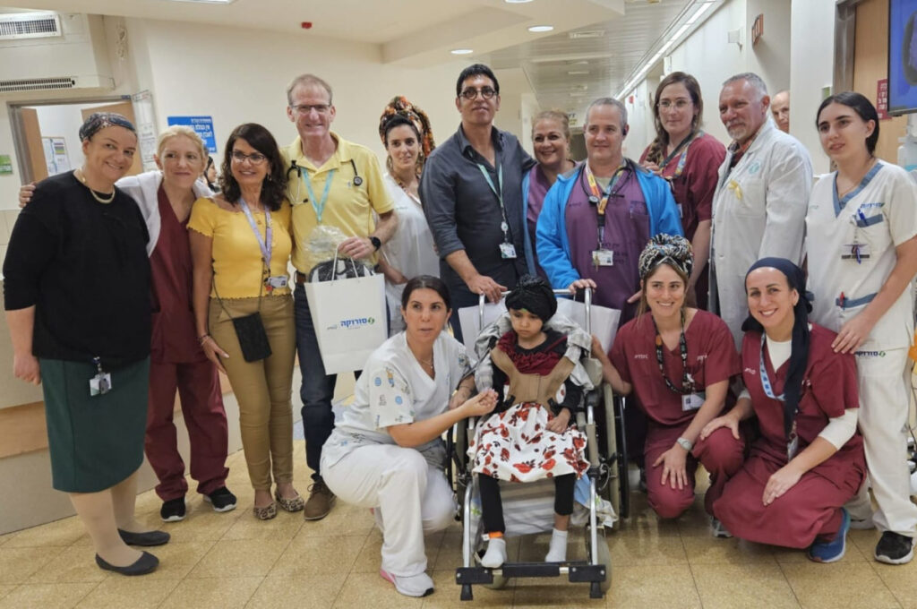 בת ה-7 נפגעה ממתקפת הטילים – והתחילה מסע שיקום