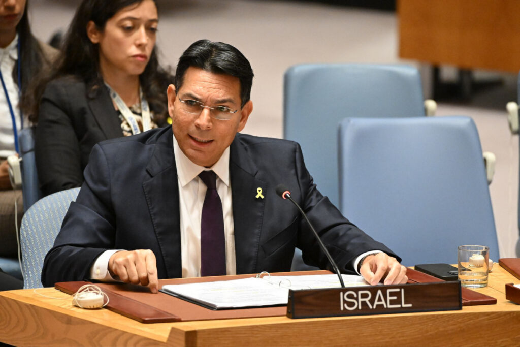 דני דנון נכנס לתפקיד השגריר לאו"ם: זה הדיון הראשון שיתקיים במושב