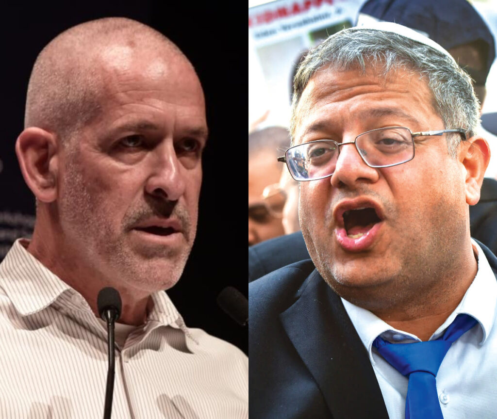 בנימין נתניהו, איתמר בן גביר, רונן בר | "אין משטרה בישראל"