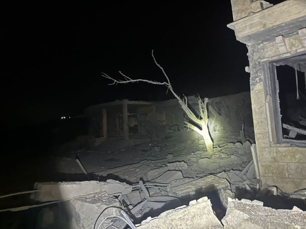 צה"ל השתמש בפצצות חודרות בונקר לראשונה בלבנון