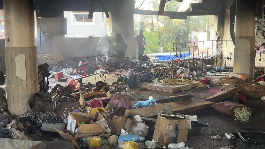 צה"ל תקף מתחם בי"ס בעזה שחמאס פעל ממנו; במצרים גינו: "הרג מכוון"