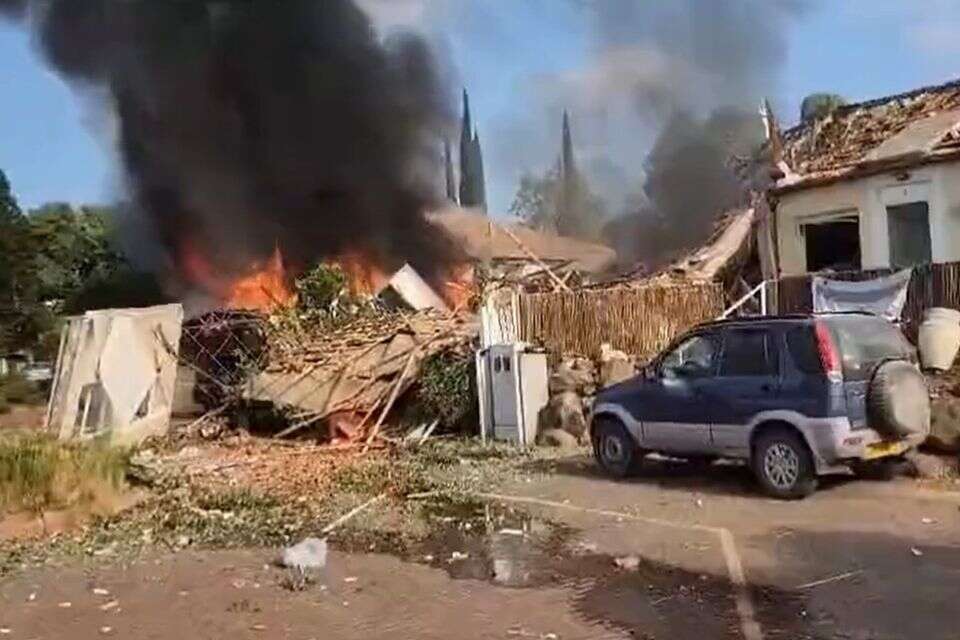 "לא הייתה דרך לצאת, הטיל עשה נזק בסלון": עדות קשה מהמטח לקצרין