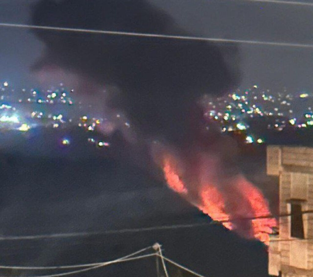 לאחר התקיפות הליליות: 30 נפילות בשטחים פתוחים בגליל העליון