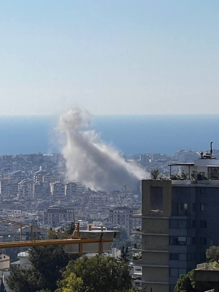צה"ל שוב תוקף בדאחייה; דיווח: היעד ציר ראש מערך הכטב"מים