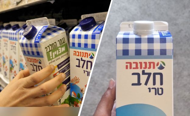 זו הסיבה שבגללה תנובה החליפו את צבע הפקקים בקרטוני החלב