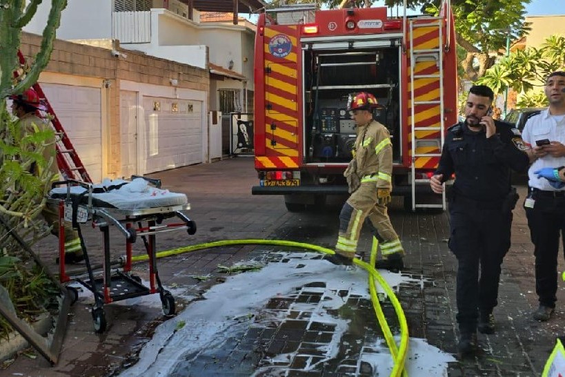 אסון באשדוד: הרוג ושלושה פצועים בשריפה בבית קרקע