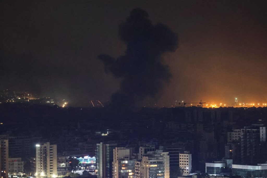 לאחר שצה״ל תקף בדאחייה בביירות: מטח מלבנון למרכז הארץ, אזעקות גם בגליל המערבי