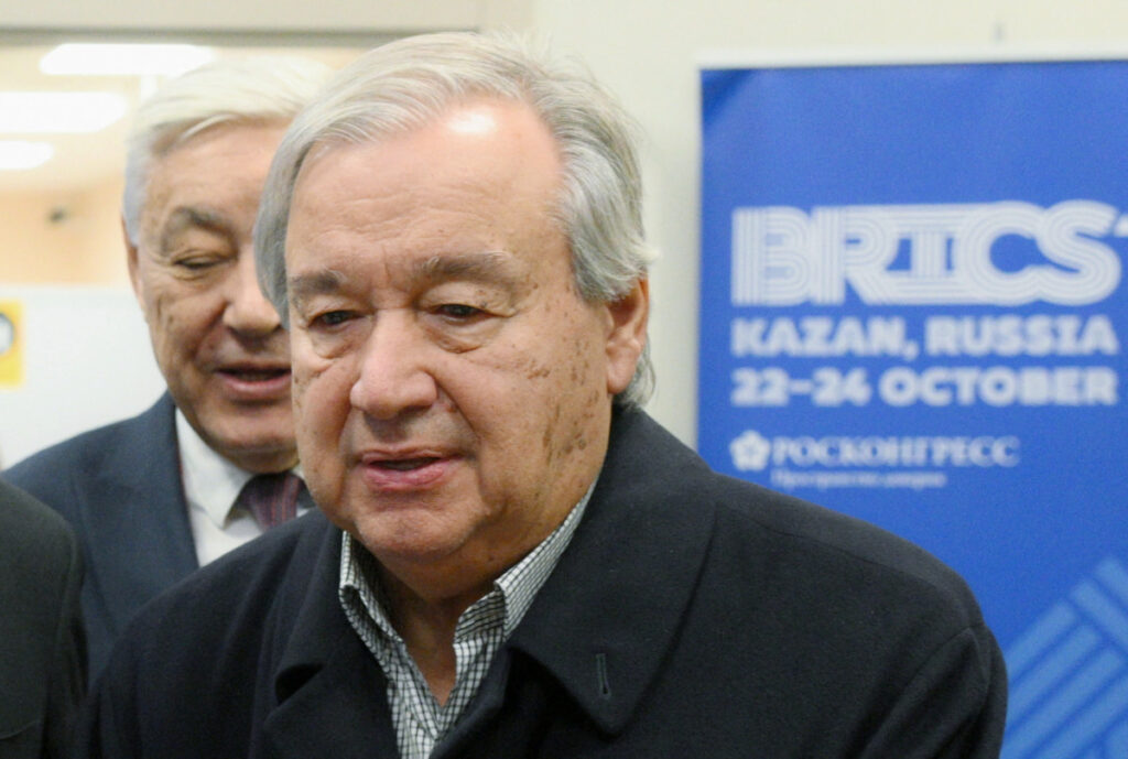 האג מחפש אותו, מזכ"ל האו"ם נפגש איתו: פוטין מארח את גוטרש
