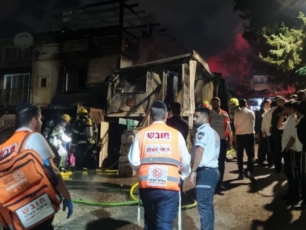 פעוט נספה בשריפה בבית ביישוב רכסים בכרמל, גבר כבן 40 נפצע קשה