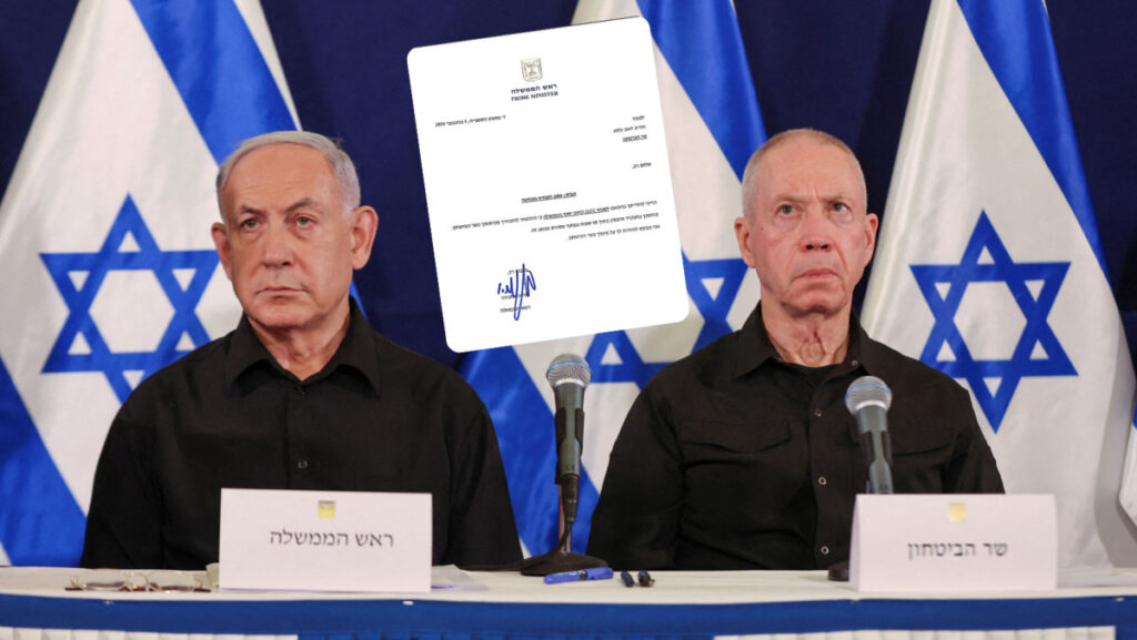 הצהרה דרמטית: ראש הממשלה נתניהו פיטר את שר הביטחון יואב גלנט