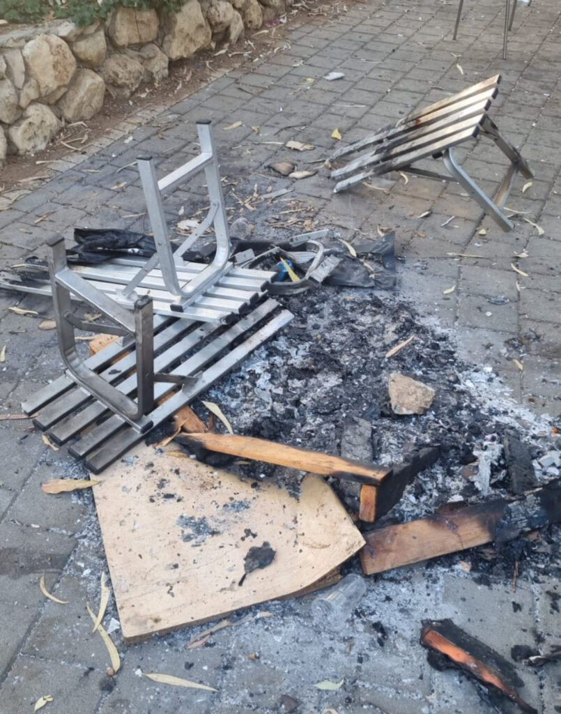 ונדליזם בבסיס זק"א בחולון: נשרף ונהרס ציוד לאבלים