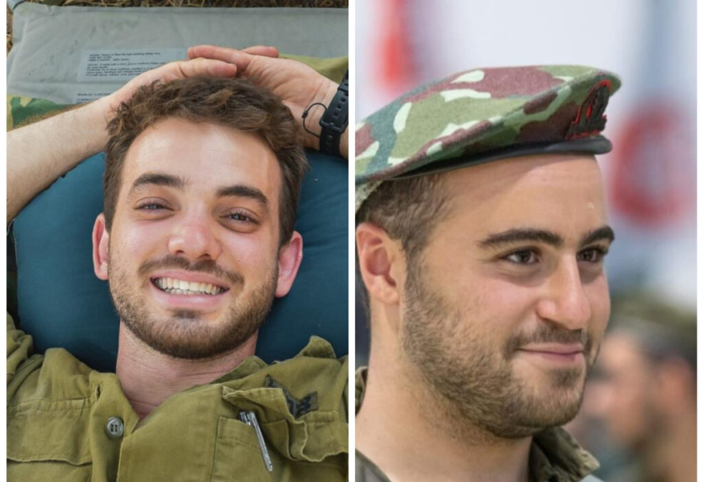 סרן יוגב פזי וסמ"ר נועם איתן נפלו בקרב בסג'עייה, צפון רצועת עזה