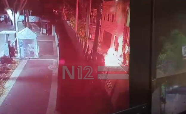 בלעדי: כך זיקוק התאורה נחת בביתו של ראש הממשלה