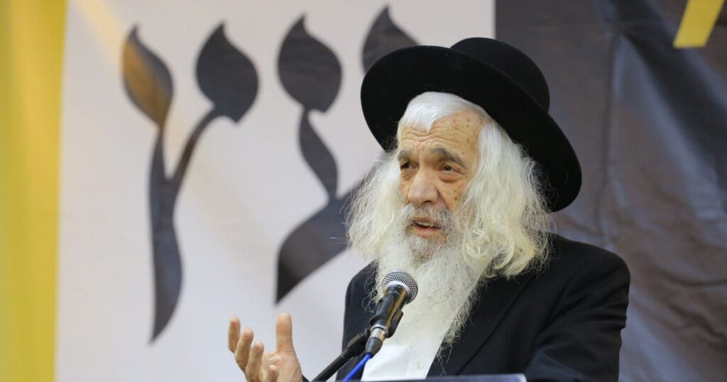 מנהיג הארגון האורתודוקסי הקיצוני הישראלי מת בגיל 79 – חדשות ישראל