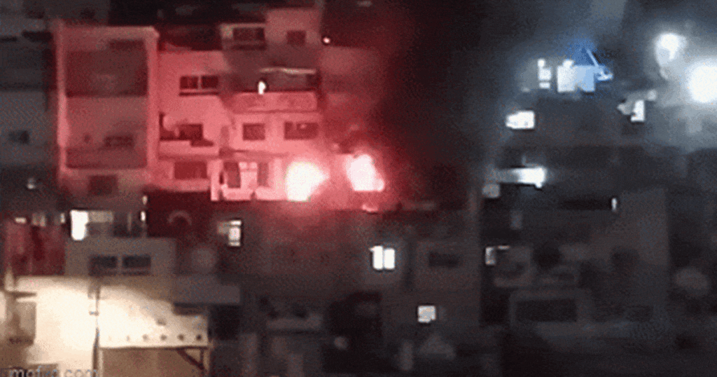 בית גלם המזרחי, שתוכנן לעבור לקבוצת ימין, נשרף על ידי פלסטינים רעולי פנים