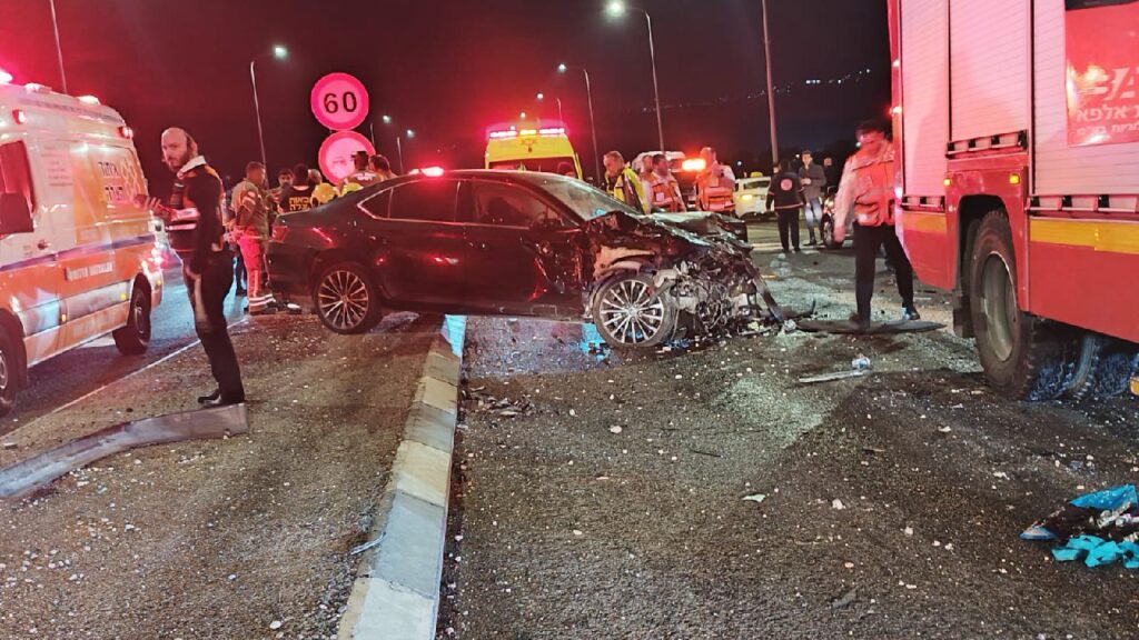 תאונת דרכים קשה ליד הקריות: שני צעירים נהרגו
