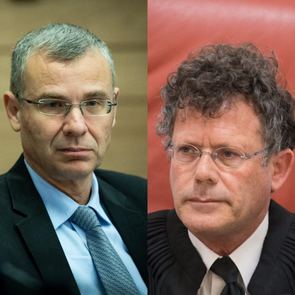 דרמטי: זאת משמעות המהלך של יריב לוין נגד נשיא העליון יצחק עמית