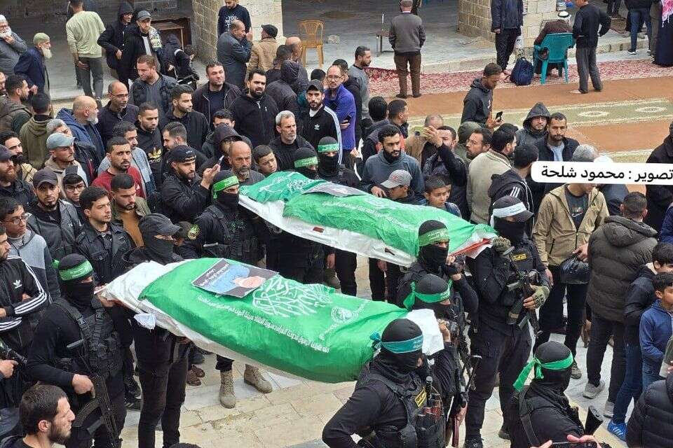 באיחור של חודשים ובטקס מצומצם: חמאס הביא לקבורה שניים ממנהיגיו