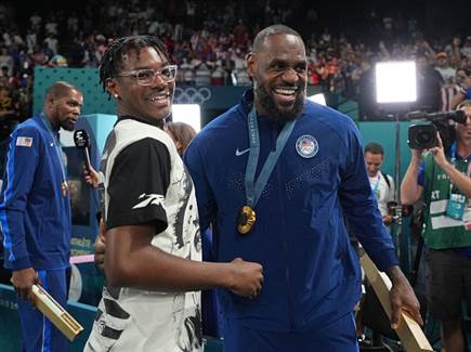 צעד בדרך ל-NBA? ההחלטה של בנו הצעיר של לברון