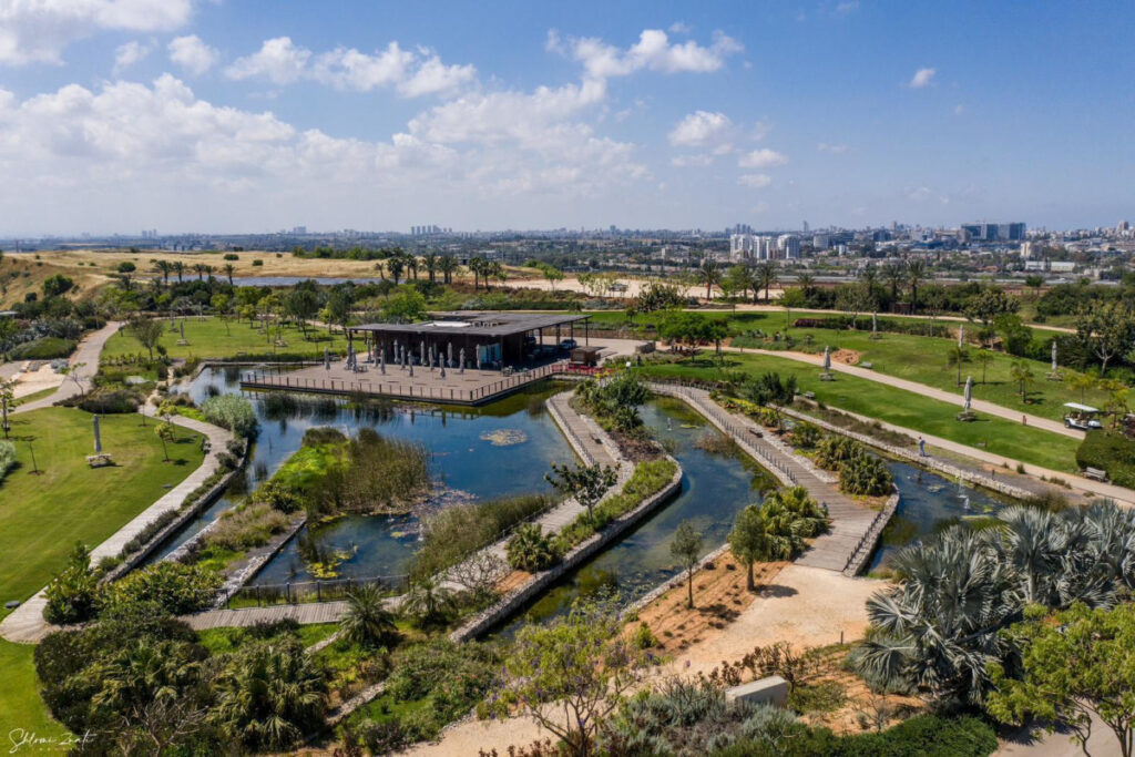 פארק אריאל שרון יתמלא בעוד כ-5,000 עצי נוי