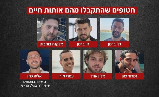 החטופים ששבו בימים האחרונים הביאו אותות חיים מ-7 חטופים