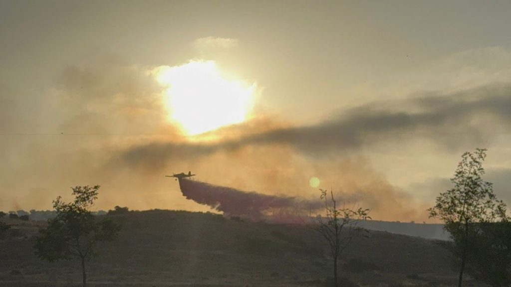 גל שריפות ברחבי הארץ: לוחמי האש הצליחו להשתלט על האירוע